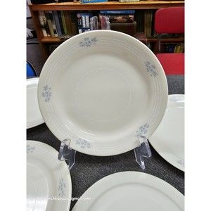 6pcs- Salad Plate Lace Bouquet (Corelle) by CORNING